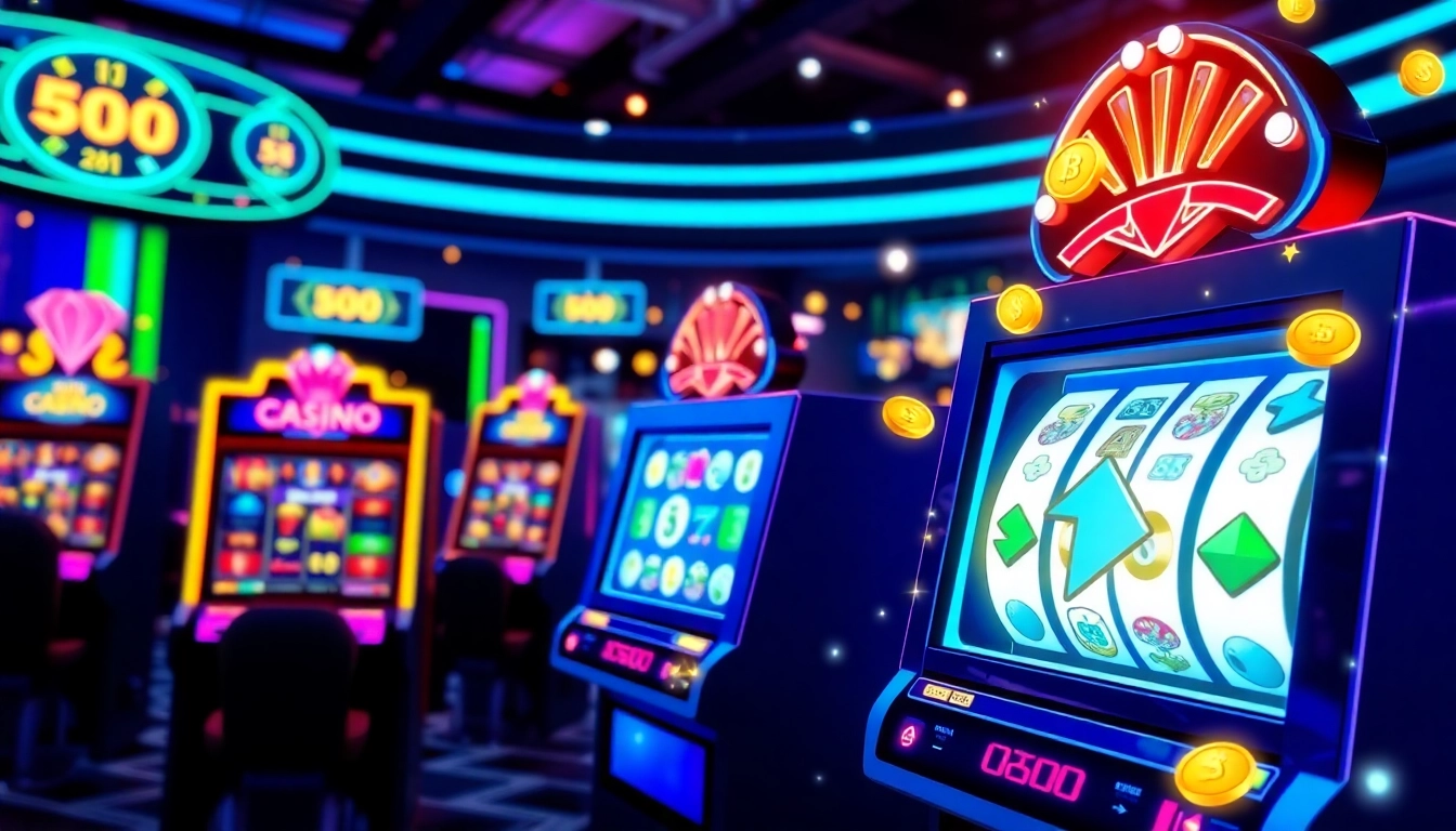 Engaging ck999 game promotional graphic showcasing digital slots, crypto coins, and vibrant casino elements for online gaming engagement.