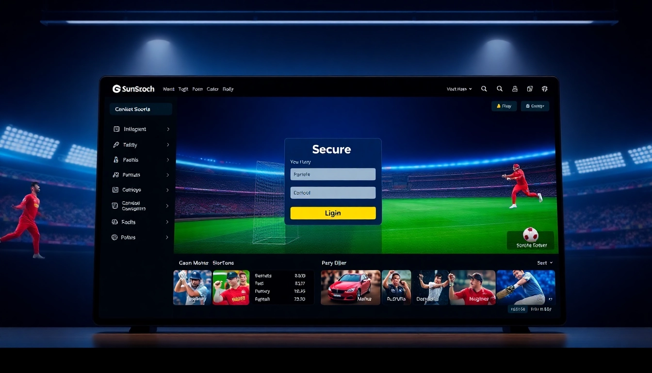 Reddy Anna Login screen showing secure access to India’s top sports betting platform with vibrant sports imagery and modern design.